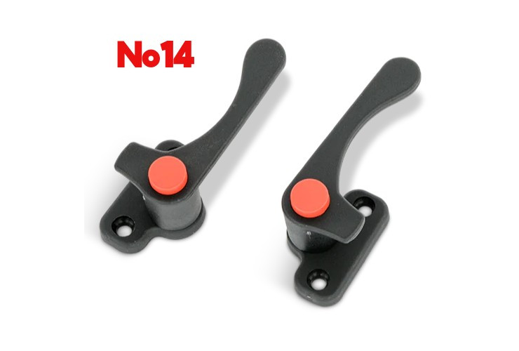 No14 Plastic Latch handle for tilting window, caravan, motorhome No14 Plastic Latch handle for tilting window, caravan, motorhome