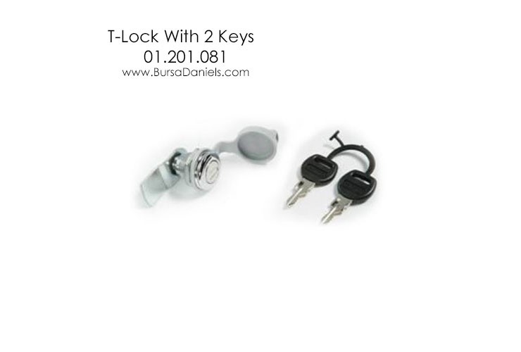 T-Lock With 2 Keys 01.201.081 T-Lock With 2 Keys 01.201.081